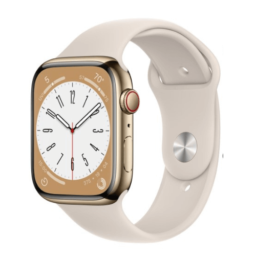 Apple Watch Series 8 LTE 45mm Viền Thép Dây Silicone